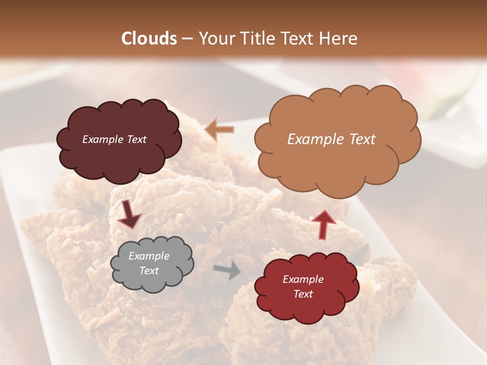 Unhealthy Meat Restaurant PowerPoint Template