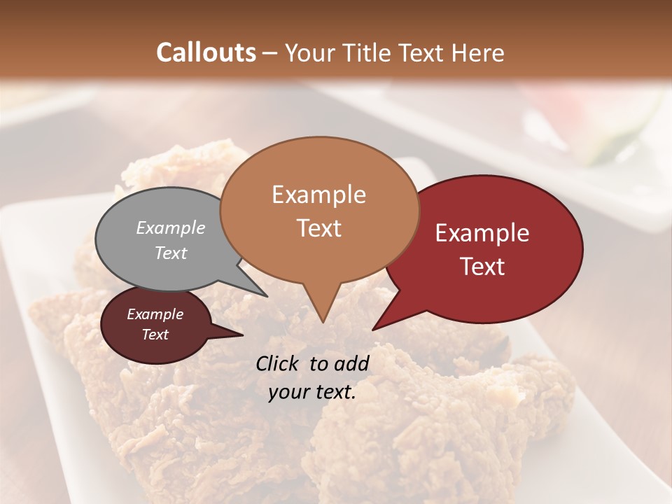 Unhealthy Meat Restaurant PowerPoint Template