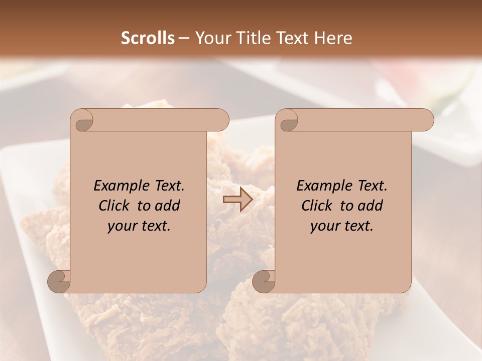 Unhealthy Meat Restaurant PowerPoint Template