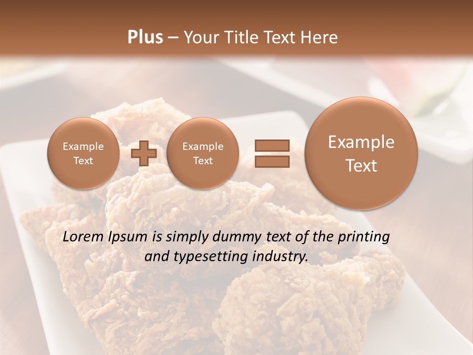 Unhealthy Meat Restaurant PowerPoint Template