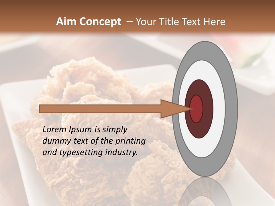 Unhealthy Meat Restaurant PowerPoint Template