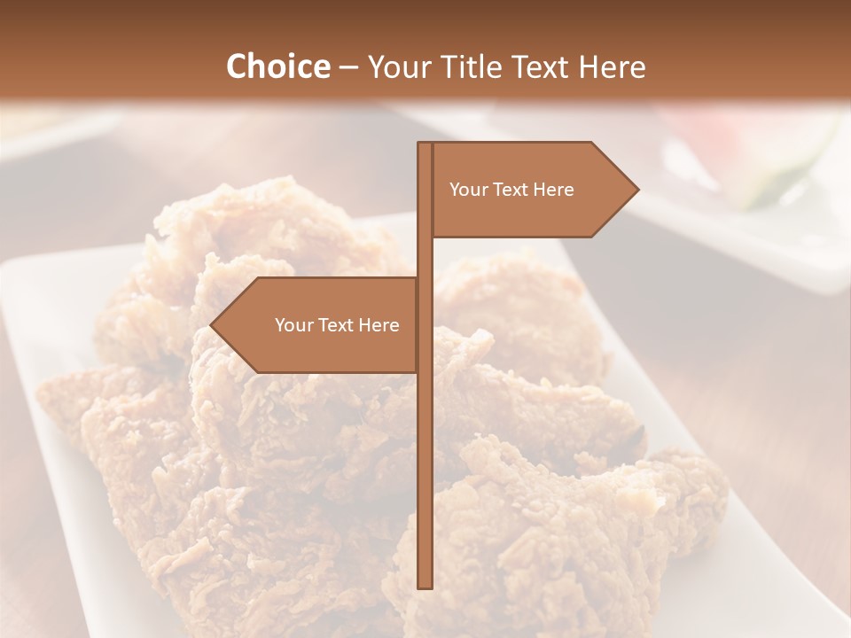 Unhealthy Meat Restaurant PowerPoint Template