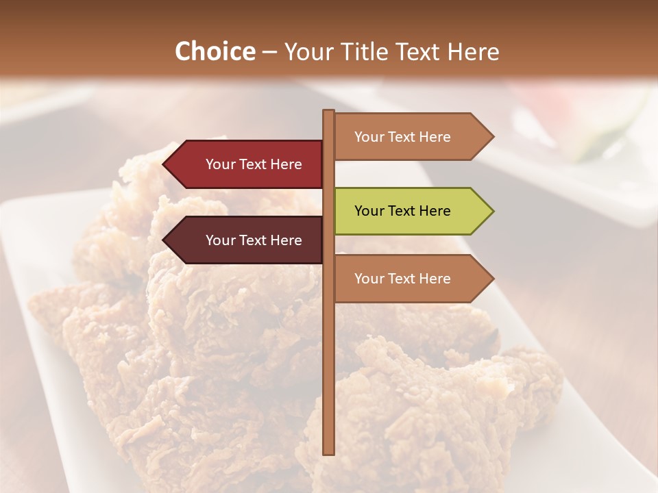 Unhealthy Meat Restaurant PowerPoint Template