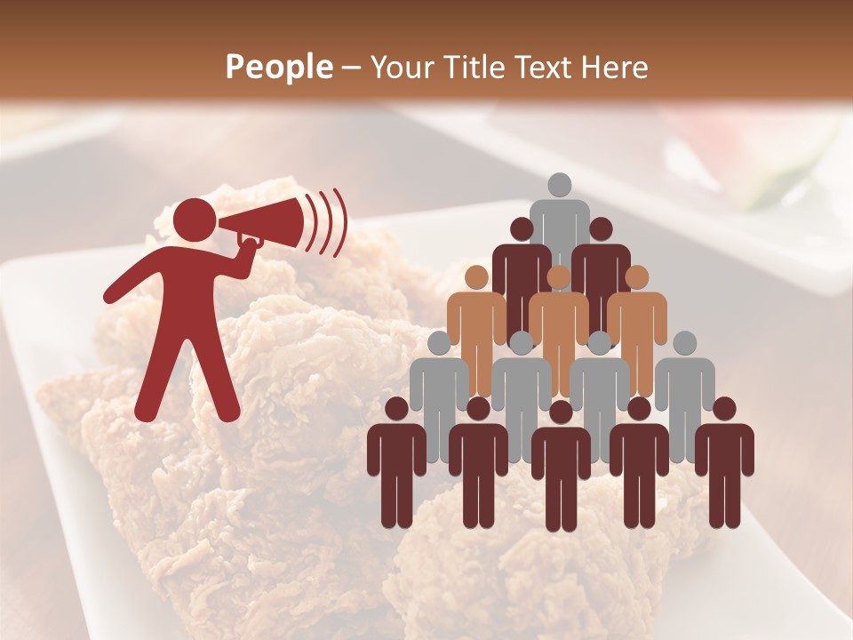 Unhealthy Meat Restaurant PowerPoint Template