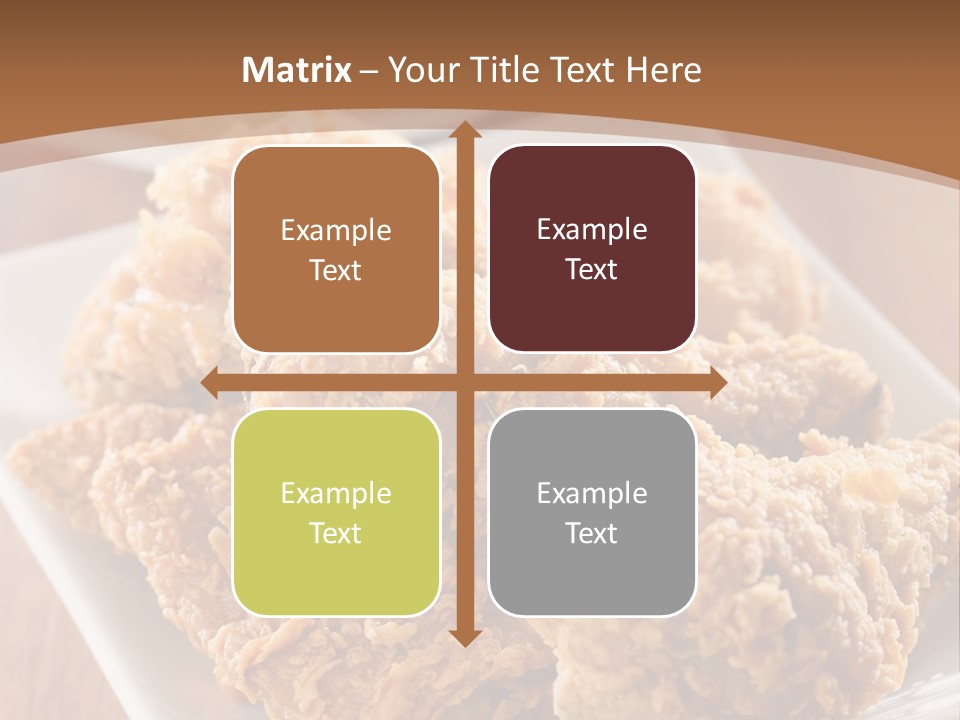 Cooked Golden Restaurant PowerPoint Template