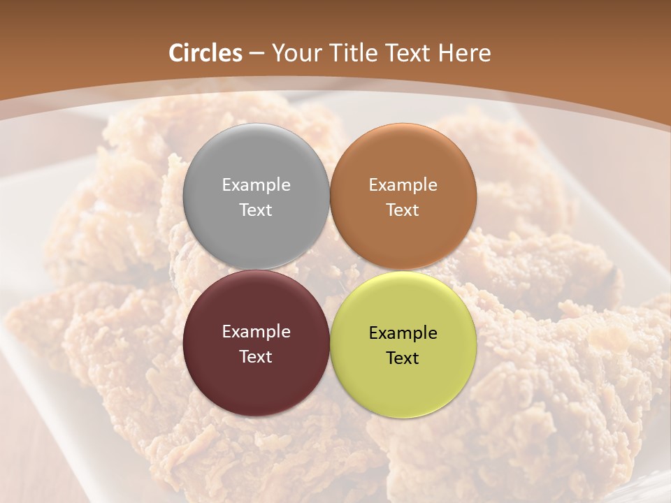 Cooked Golden Restaurant PowerPoint Template