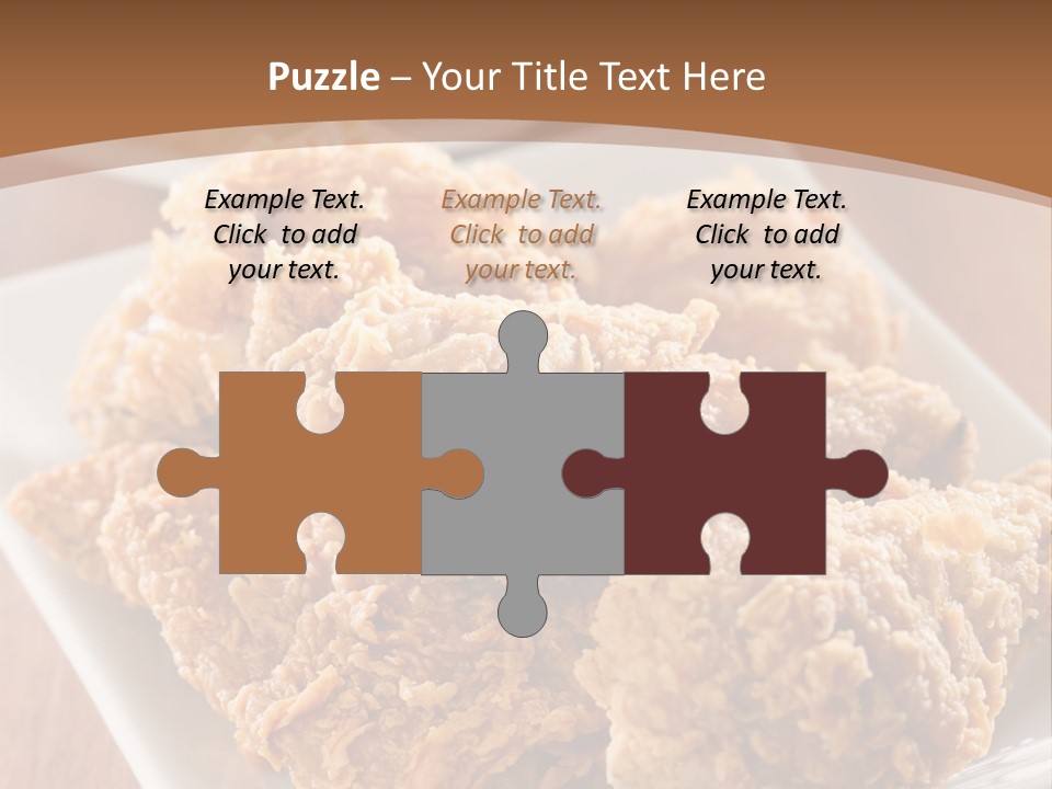 Cooked Golden Restaurant PowerPoint Template