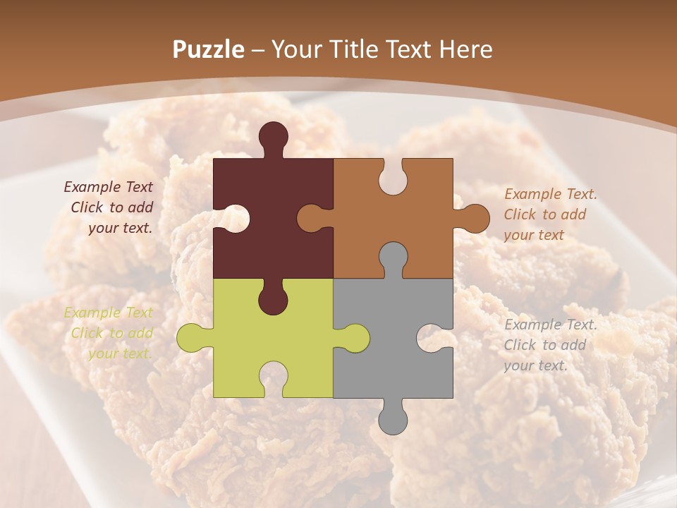 Cooked Golden Restaurant PowerPoint Template