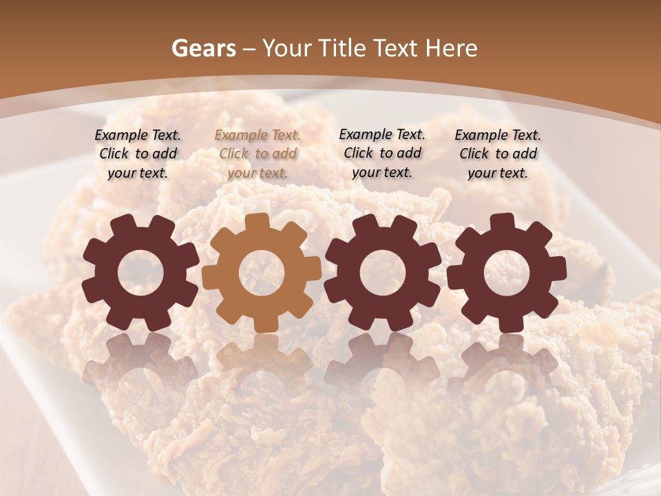 Cooked Golden Restaurant PowerPoint Template