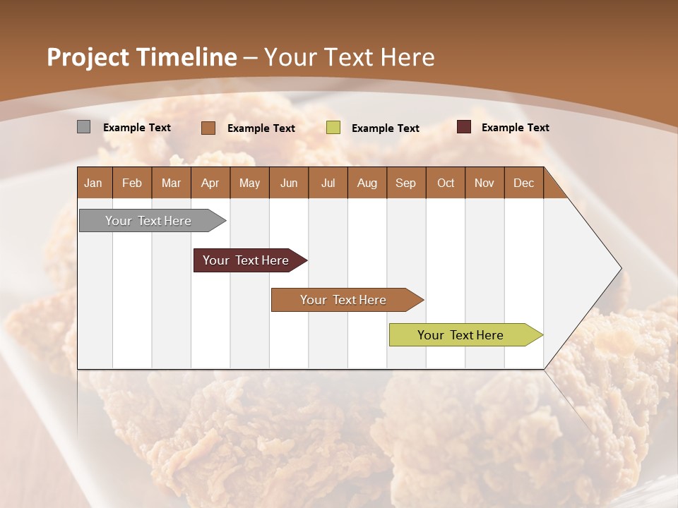 Cooked Golden Restaurant PowerPoint Template