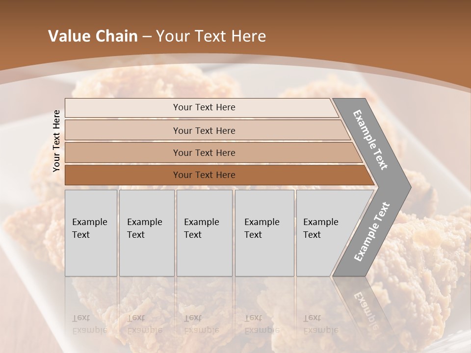 Cooked Golden Restaurant PowerPoint Template