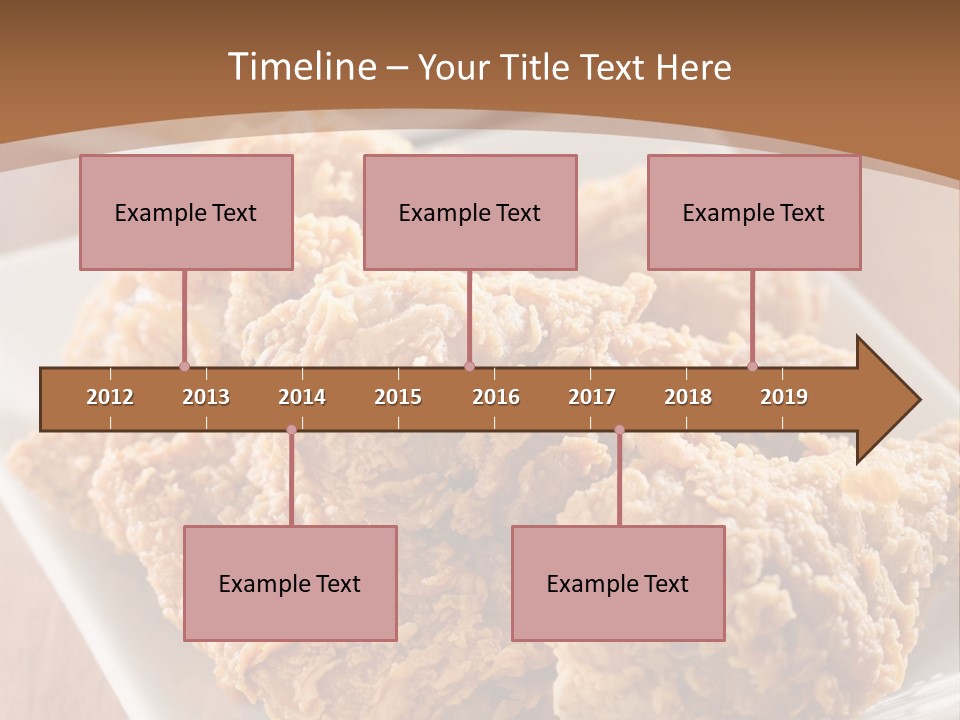 Cooked Golden Restaurant PowerPoint Template