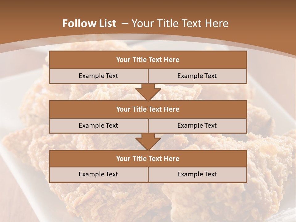 Cooked Golden Restaurant PowerPoint Template
