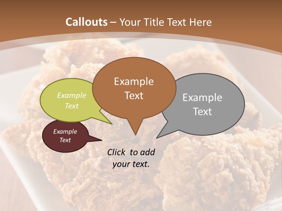 Cooked Golden Restaurant PowerPoint Template