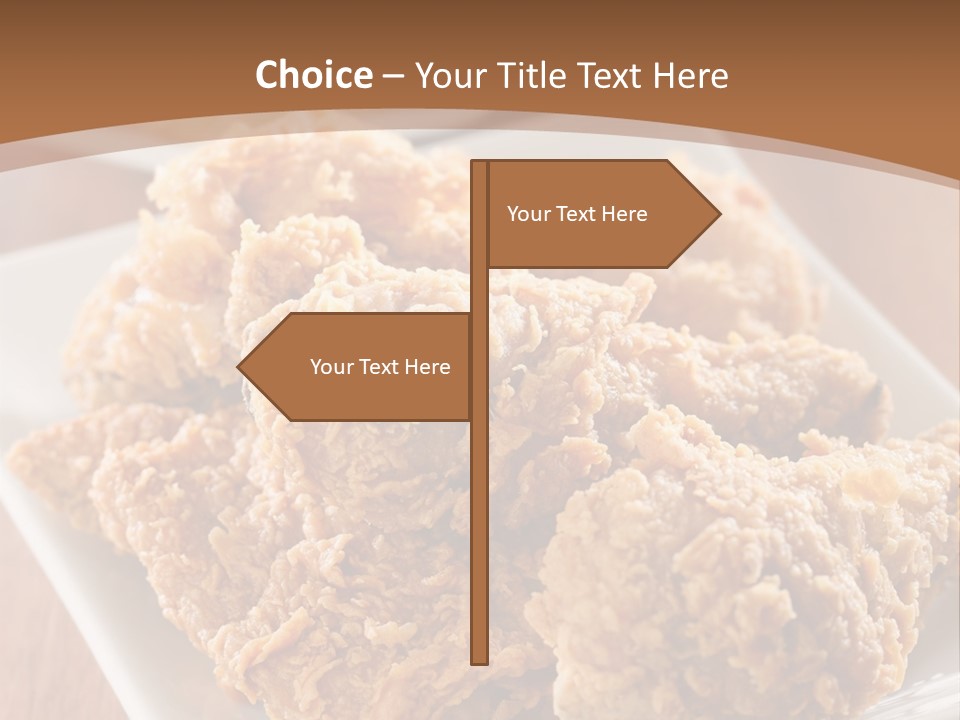 Cooked Golden Restaurant PowerPoint Template