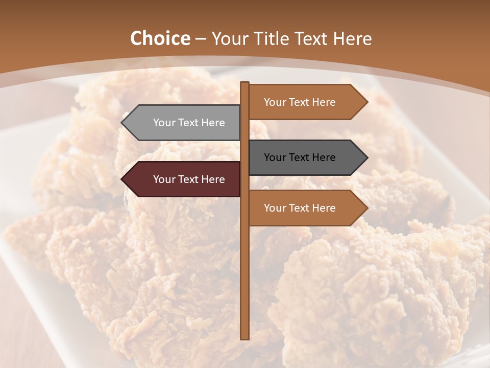 Cooked Golden Restaurant PowerPoint Template