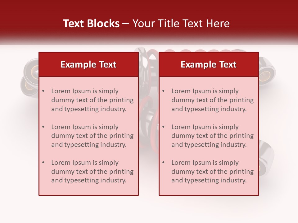 Part Flexibility Springy PowerPoint Template
