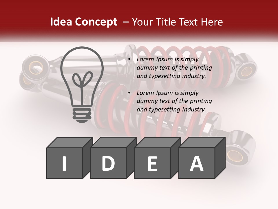 Part Flexibility Springy PowerPoint Template