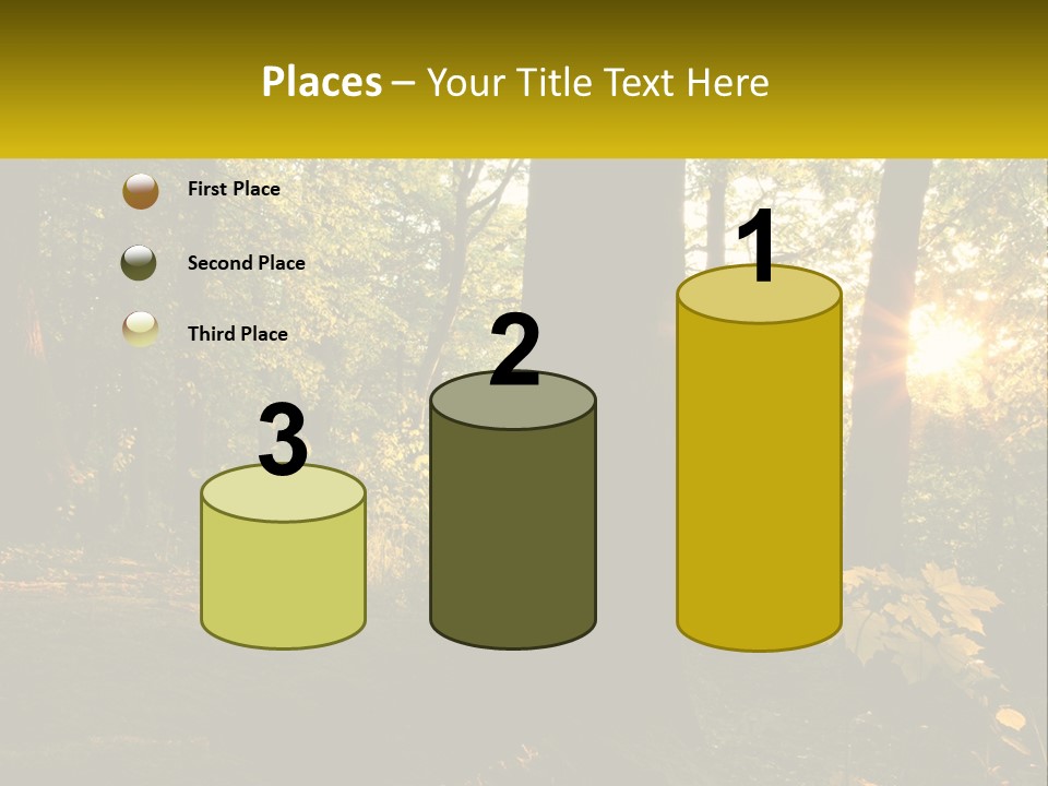 Bright Solitude Green PowerPoint Template