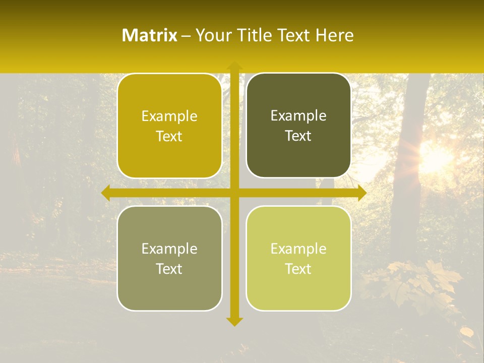 Bright Solitude Green PowerPoint Template