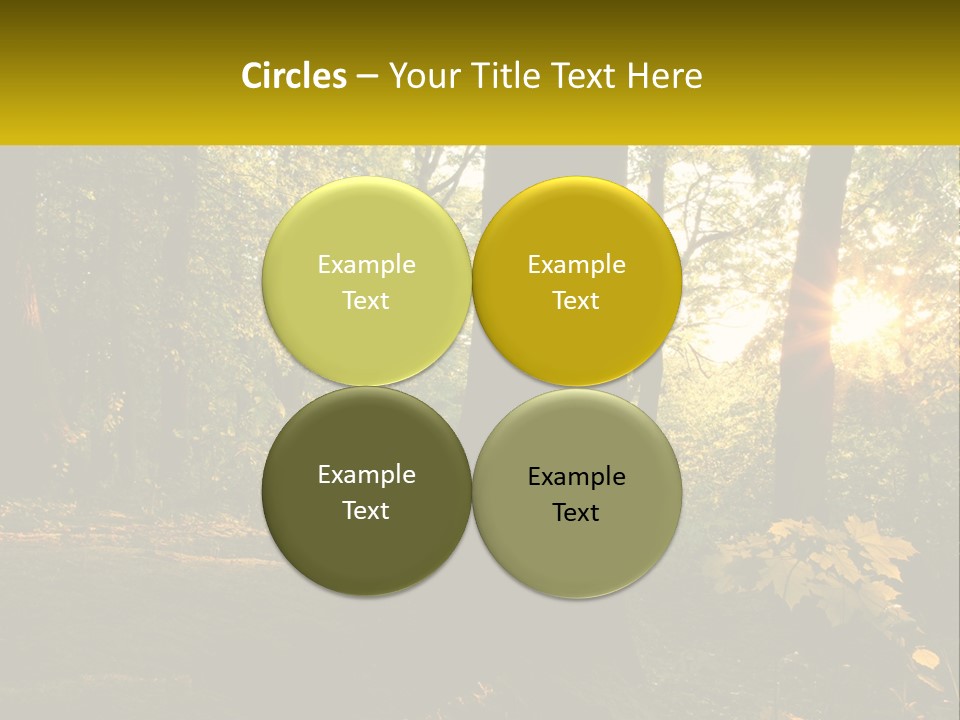 Bright Solitude Green PowerPoint Template