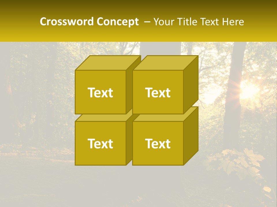 Bright Solitude Green PowerPoint Template