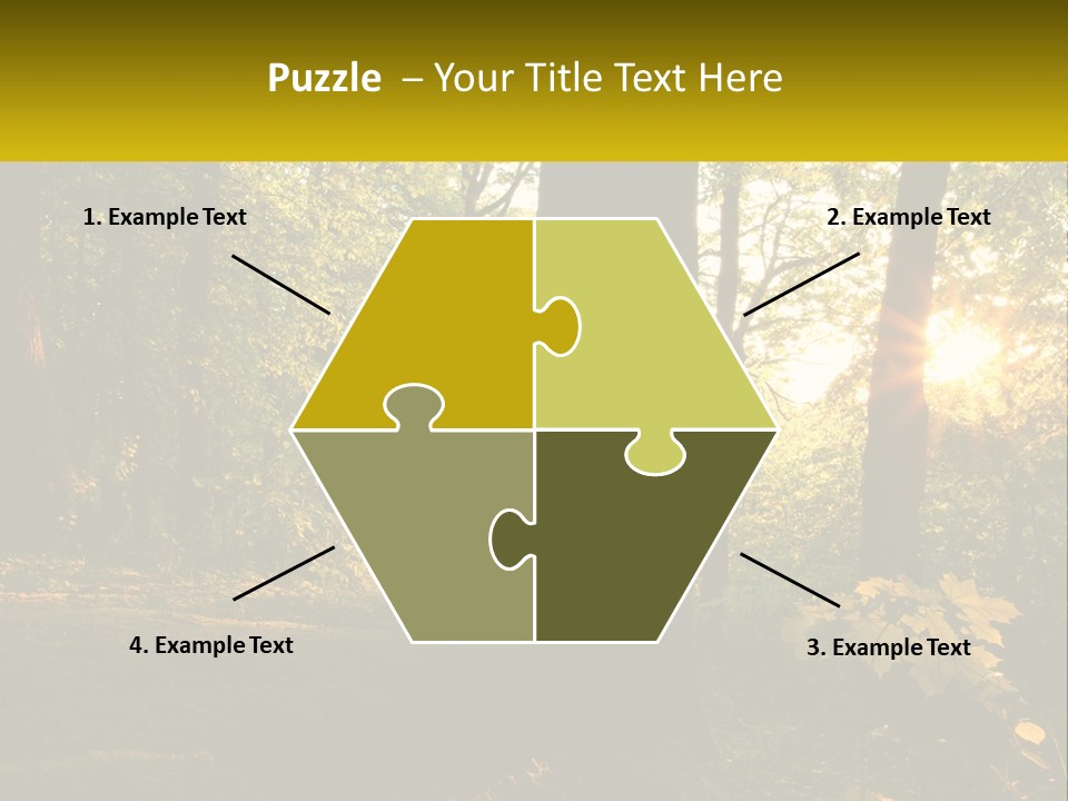 Bright Solitude Green PowerPoint Template