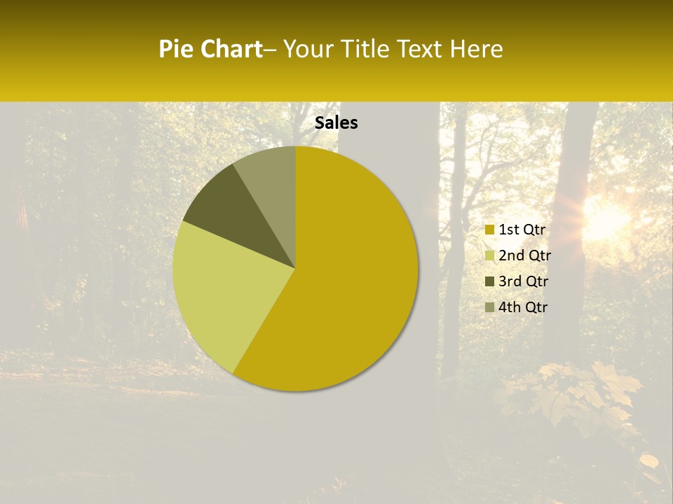 Bright Solitude Green PowerPoint Template
