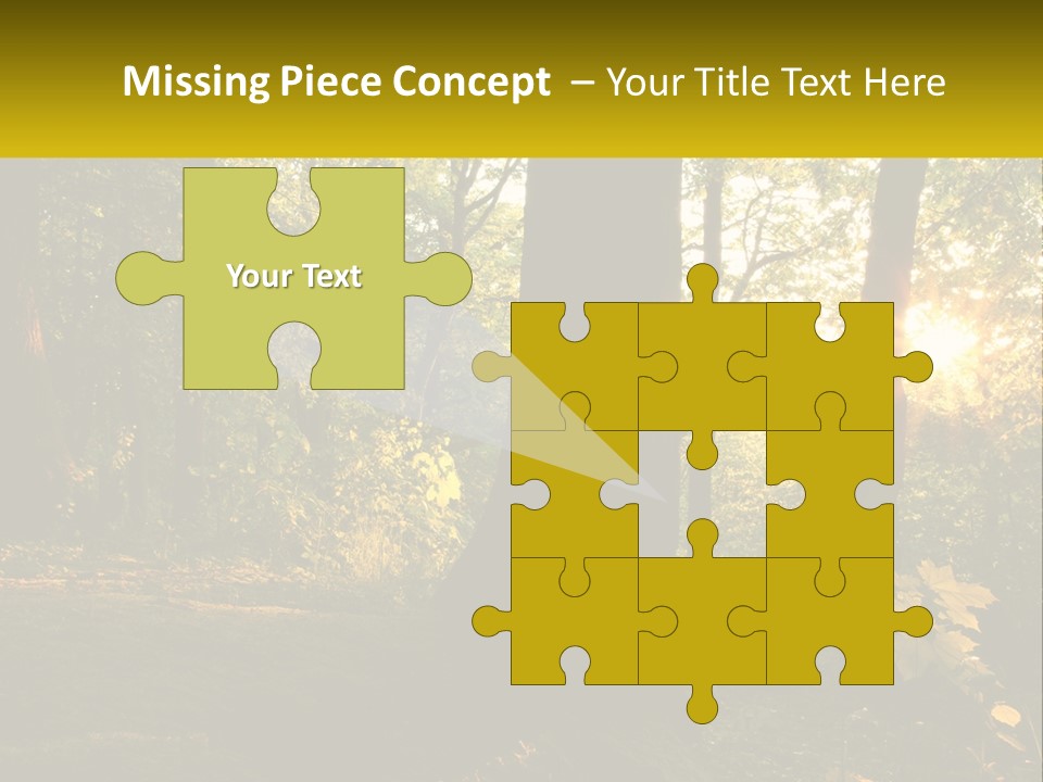 Bright Solitude Green PowerPoint Template