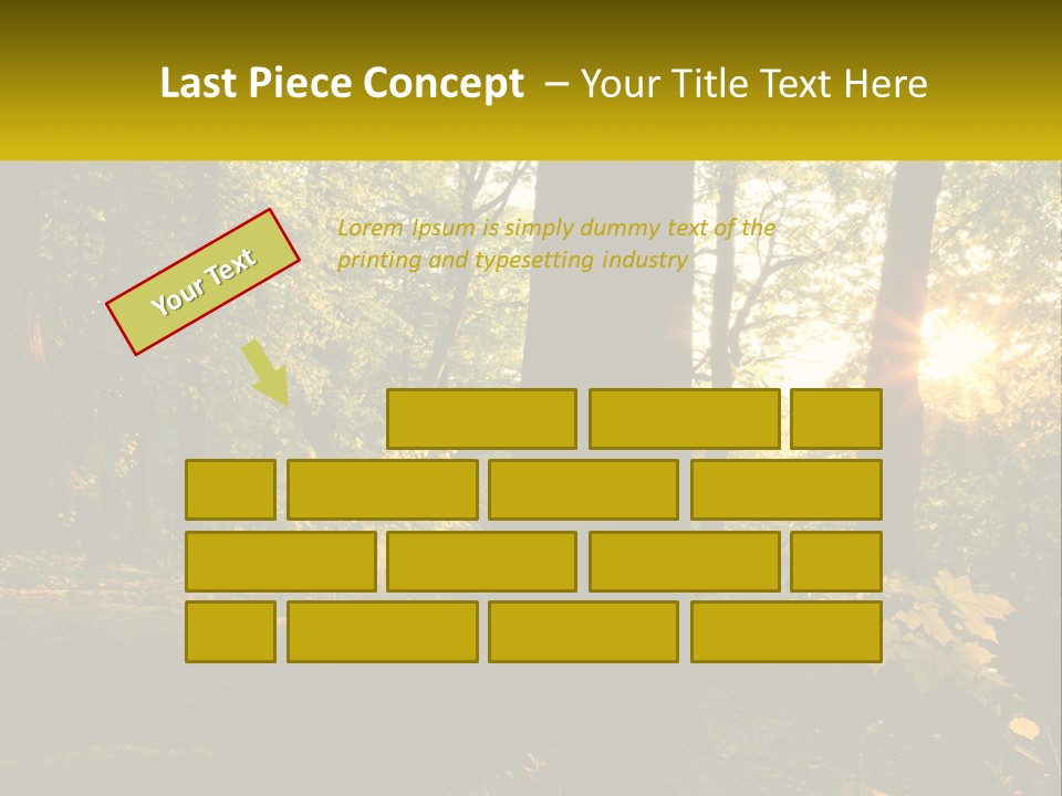 Bright Solitude Green PowerPoint Template