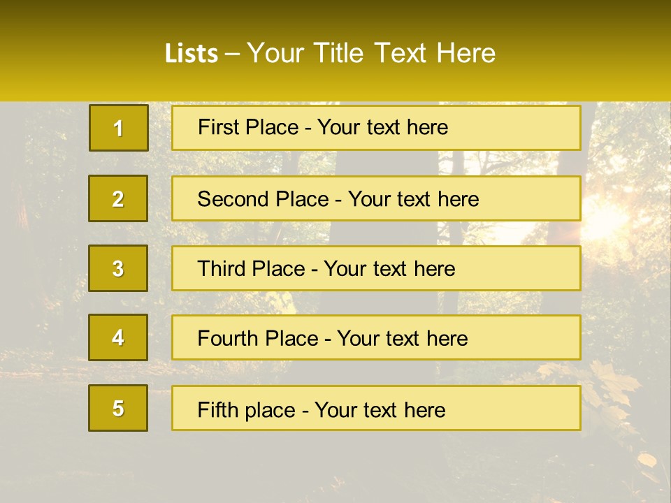 Bright Solitude Green PowerPoint Template