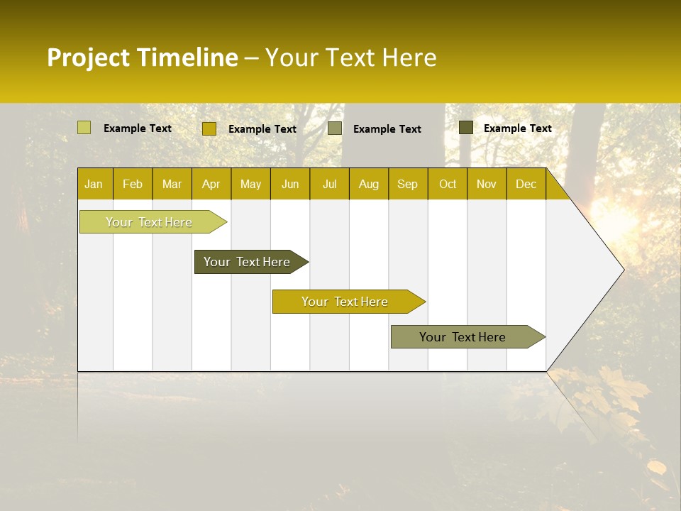 Bright Solitude Green PowerPoint Template
