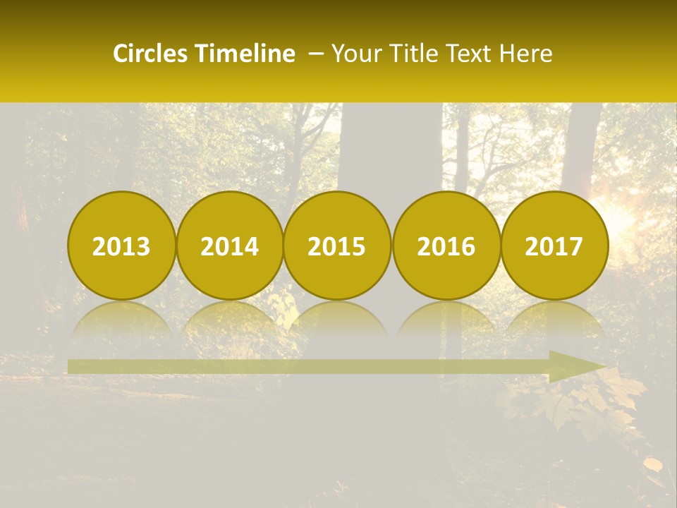 Bright Solitude Green PowerPoint Template