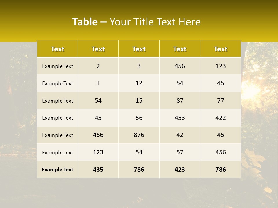 Bright Solitude Green PowerPoint Template