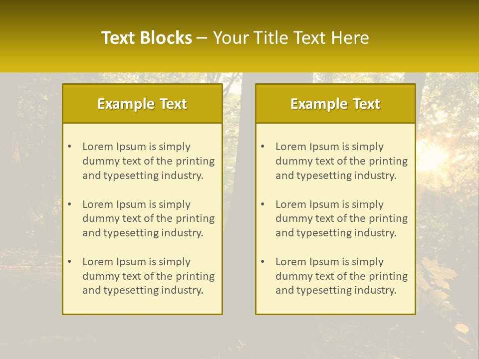 Bright Solitude Green PowerPoint Template