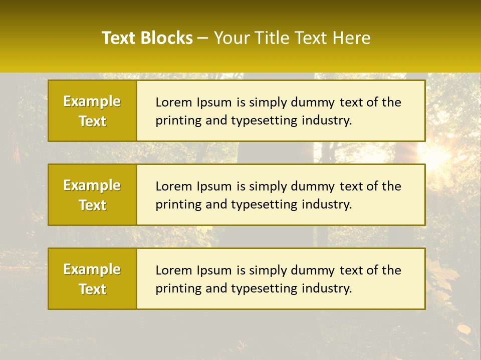 Bright Solitude Green PowerPoint Template
