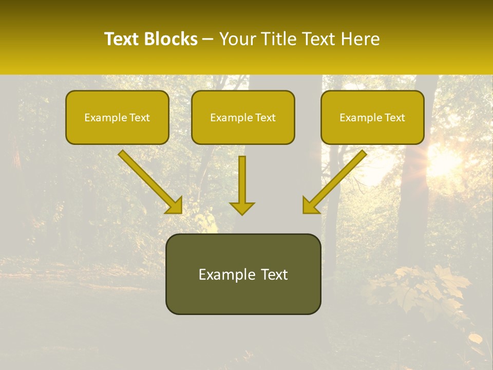 Bright Solitude Green PowerPoint Template