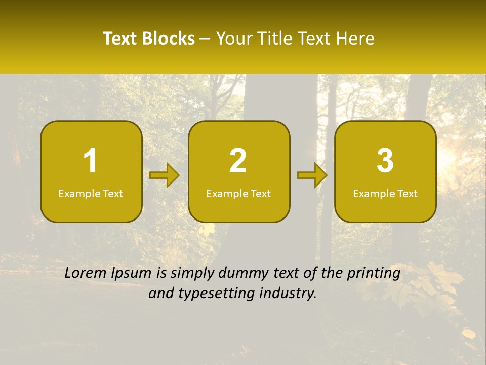 Bright Solitude Green PowerPoint Template