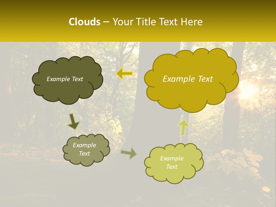 Bright Solitude Green PowerPoint Template
