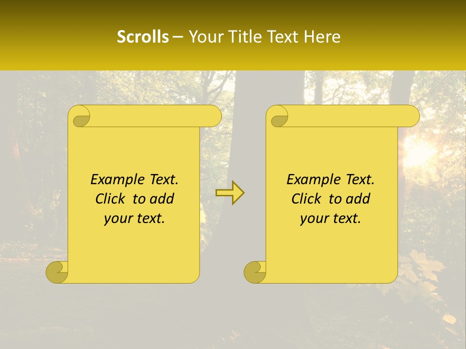 Bright Solitude Green PowerPoint Template
