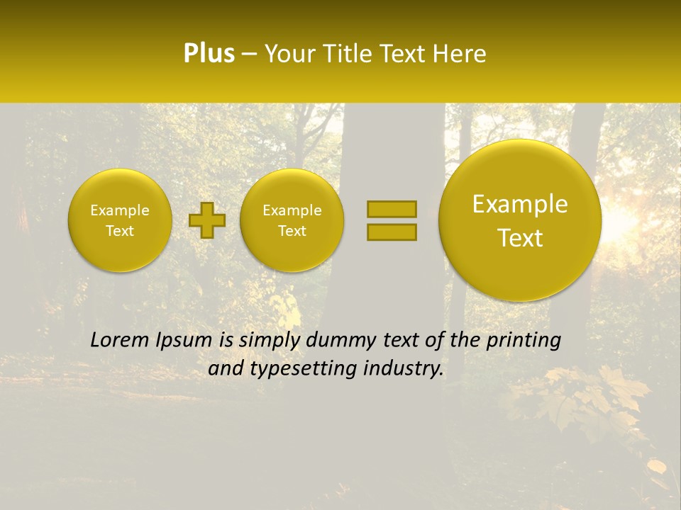 Bright Solitude Green PowerPoint Template