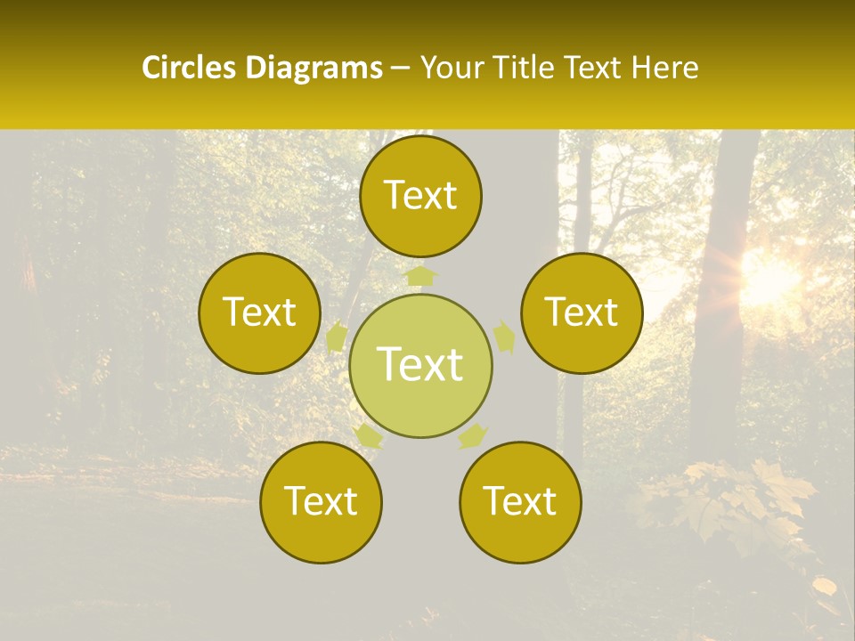 Bright Solitude Green PowerPoint Template