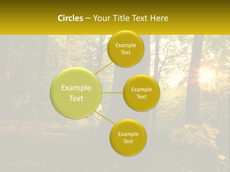 Bright Solitude Green PowerPoint Template