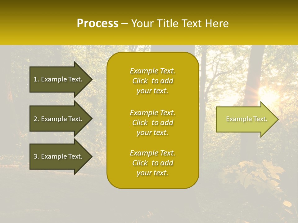 Bright Solitude Green PowerPoint Template