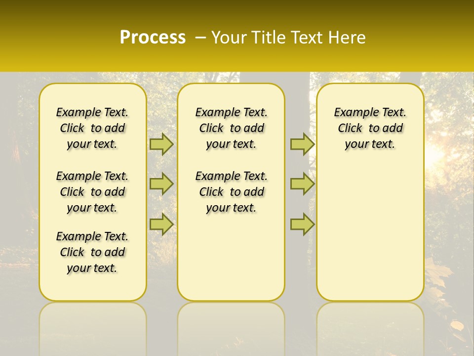 Bright Solitude Green PowerPoint Template