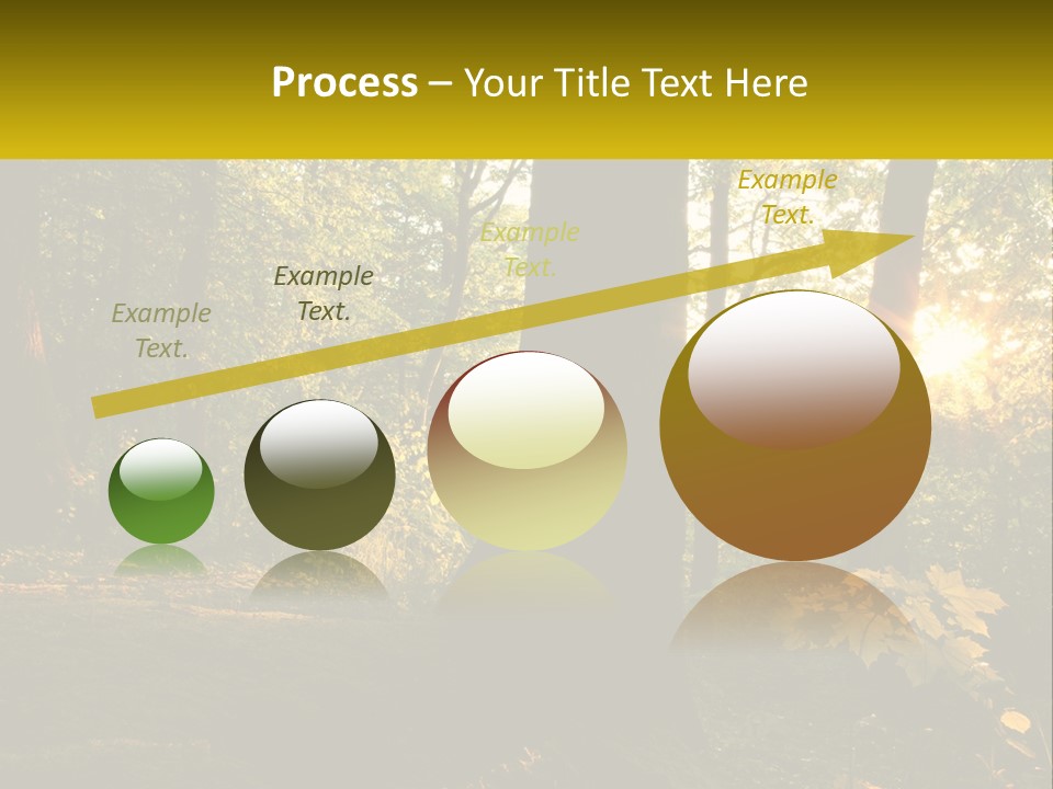 Bright Solitude Green PowerPoint Template