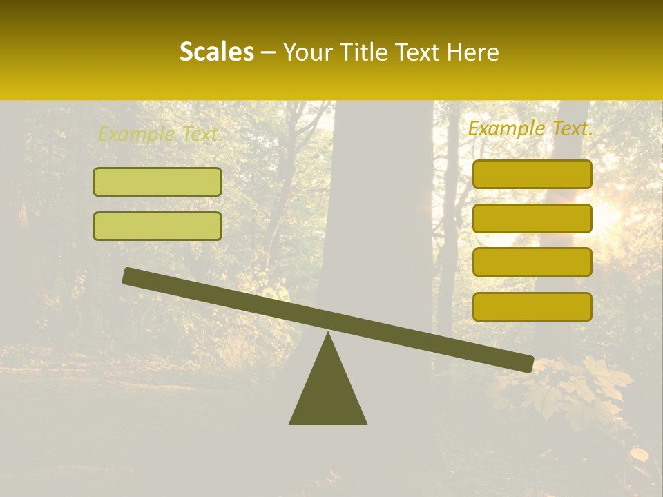 Bright Solitude Green PowerPoint Template