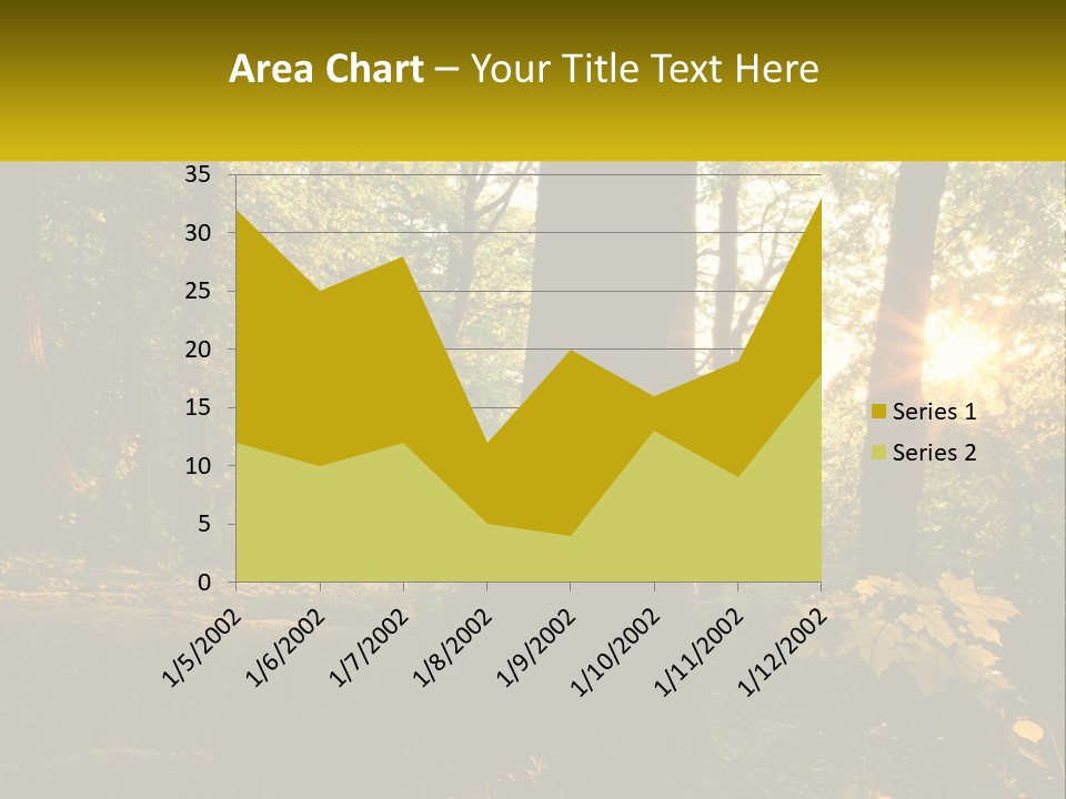 Bright Solitude Green PowerPoint Template