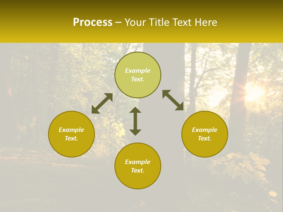 Bright Solitude Green PowerPoint Template