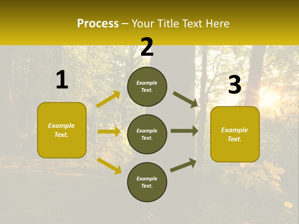Bright Solitude Green PowerPoint Template